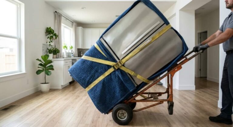 How to Move a Refrigerator With a Hand Truck