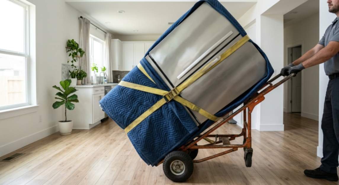 How to Move a Refrigerator With a Hand Truck
