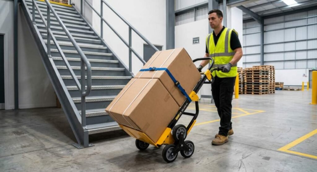 How to Use a Hand Truck on Stairs
