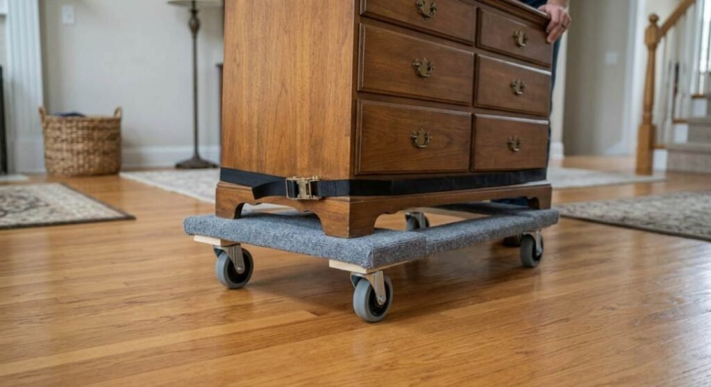 Furniture dolly moving heavy furniture