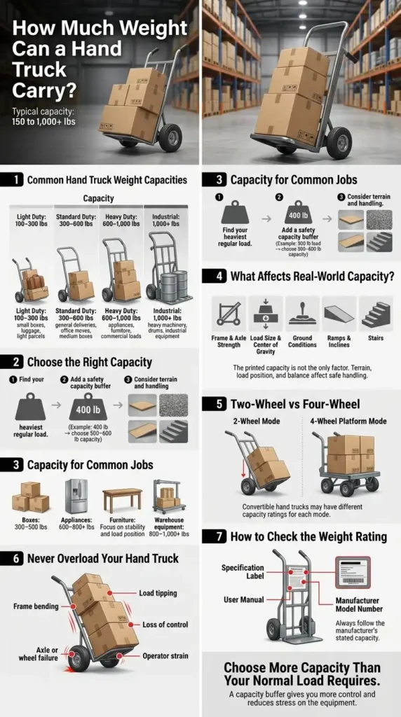How Much Weight Can a Hand Truck Carry