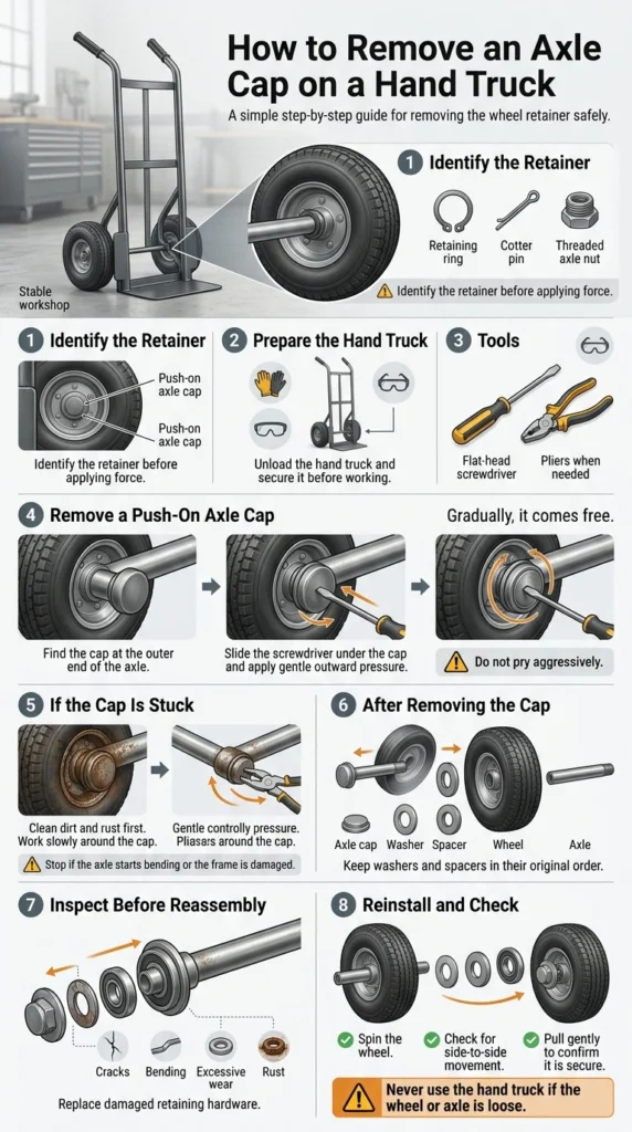 How to Remove an Axle Cap on a Hand Truck Step-by-Step Guide