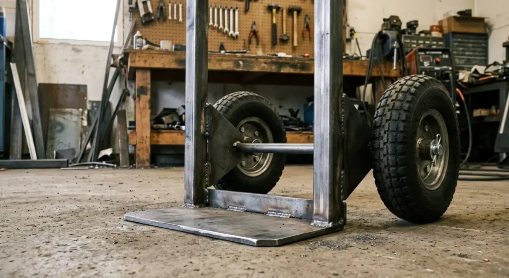 Make and Attach the Toe Plate and Install Axle Support
