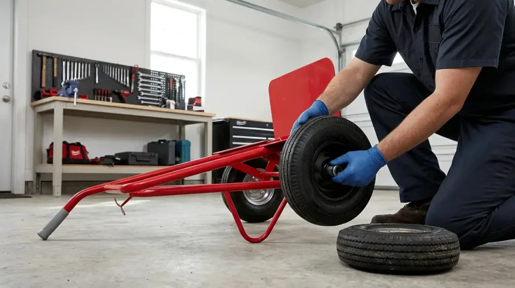 How to Change a Tire on a Milwaukee Hand Truck?