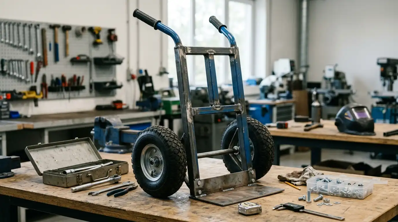 how to make a hand truck dolly