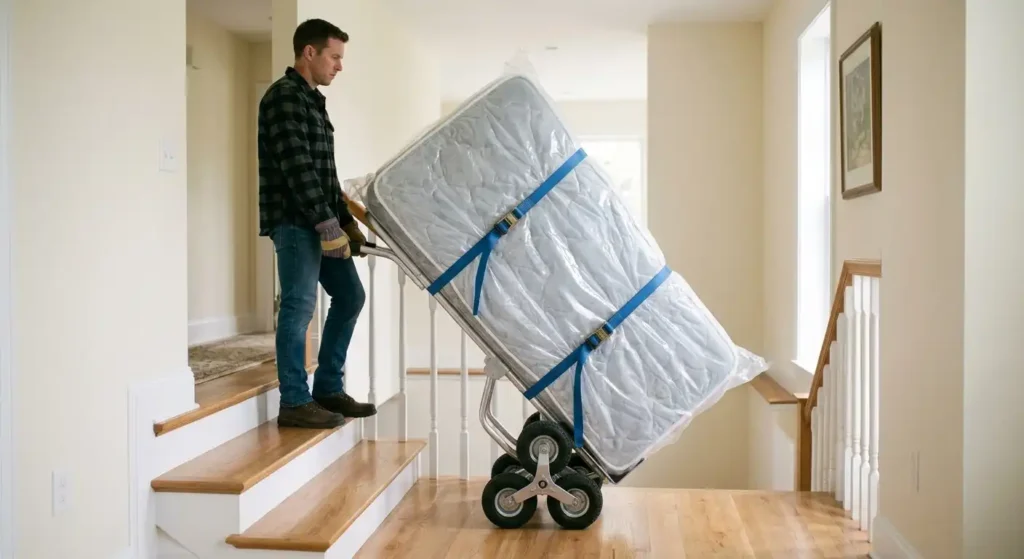 Can You Move a Mattress on Stairs With a Hand Truck
