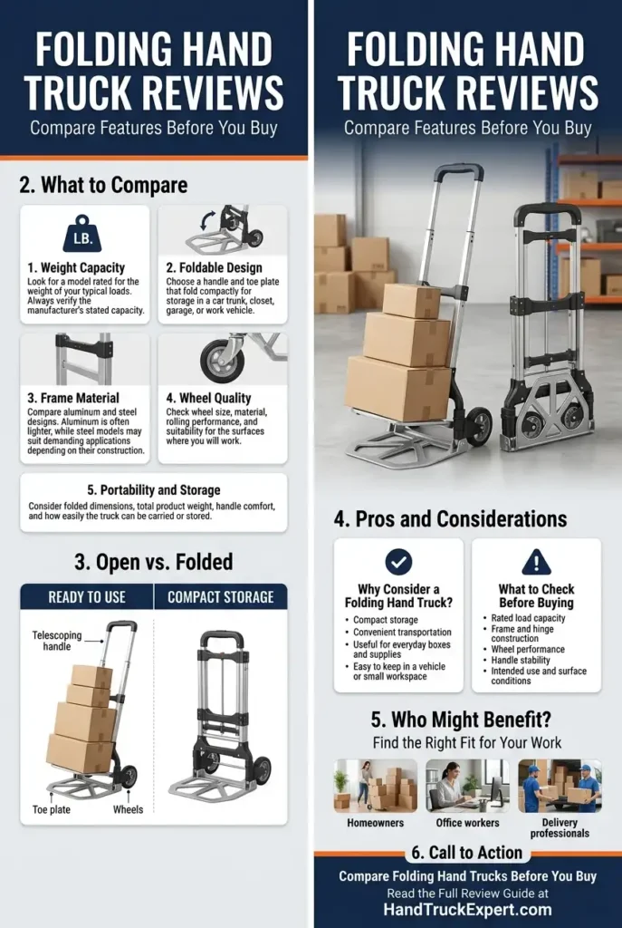 Folding Hand Truck Reviews Best Features to Compare Before Buying
