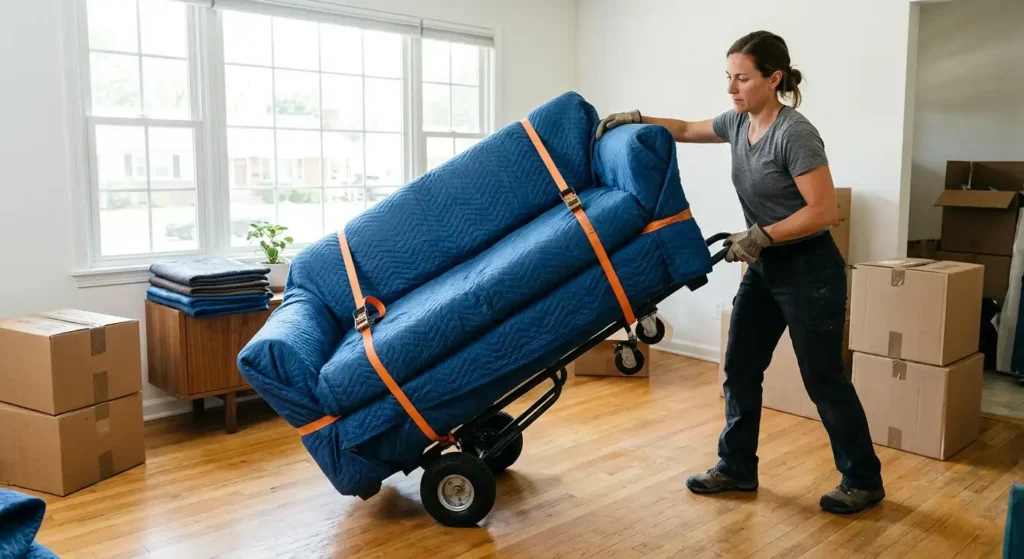 How to Move a Couch With a Hand Truck