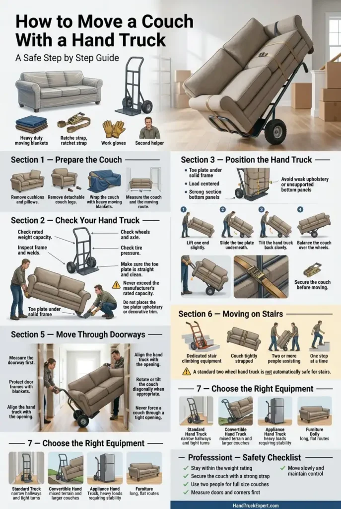 How to Move a Couch With a Hand Truck Safely Step by Step Guide