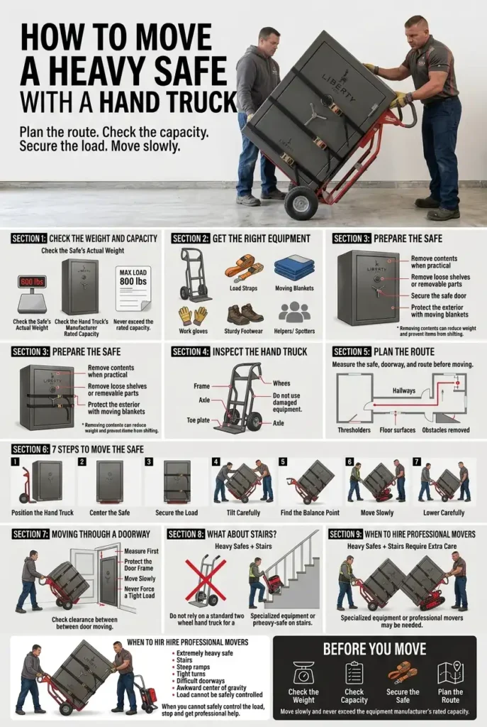How to Move a Heavy Safe With a Hand Truck Safe Step by Step Guide