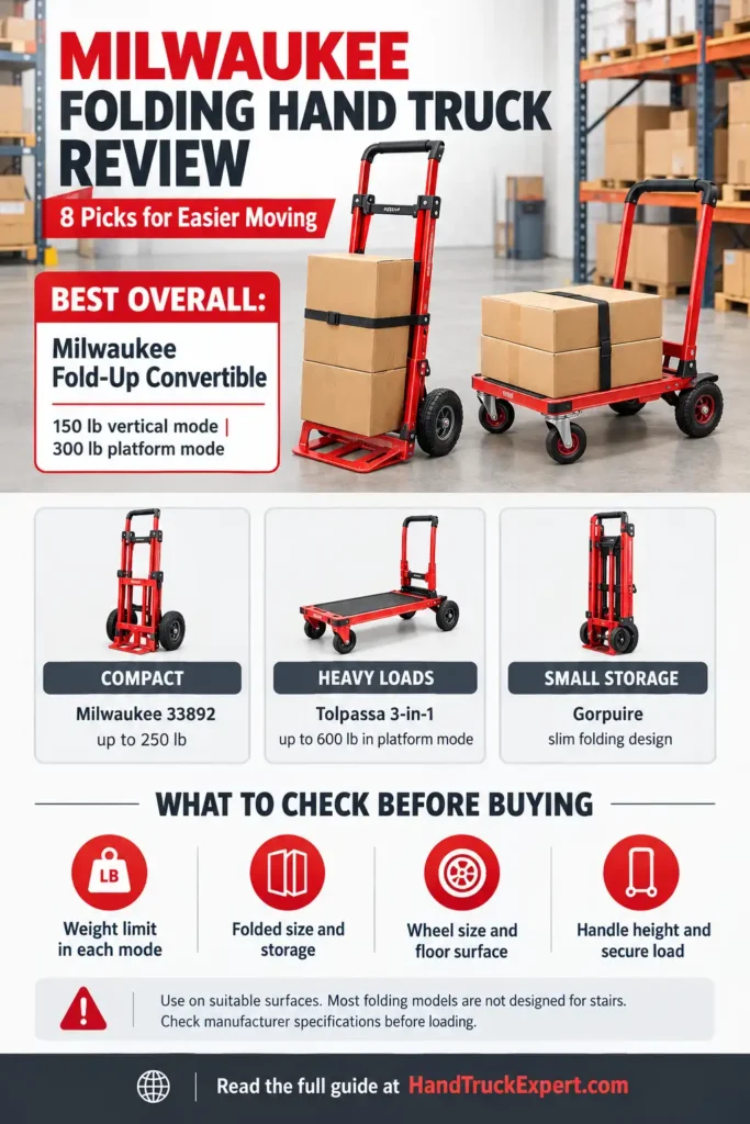 Milwaukee Folding Hand Truck Buying Guide