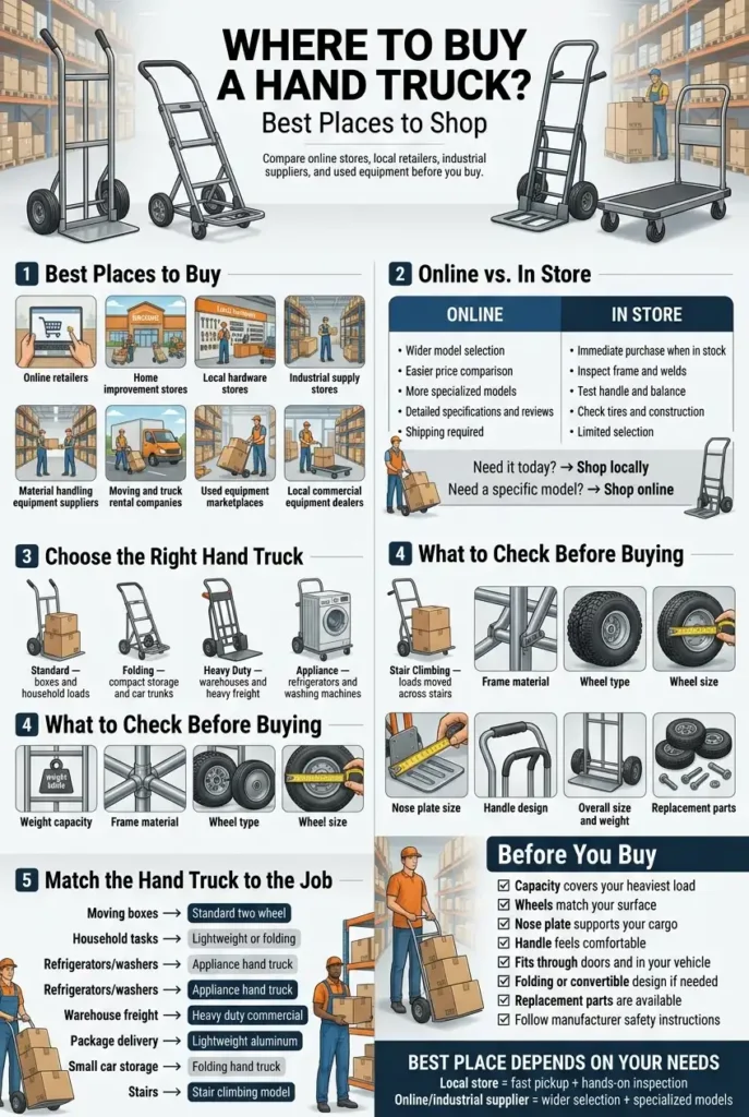 Where to Buy a Hand Truck Best Places to Shop & How to Choose